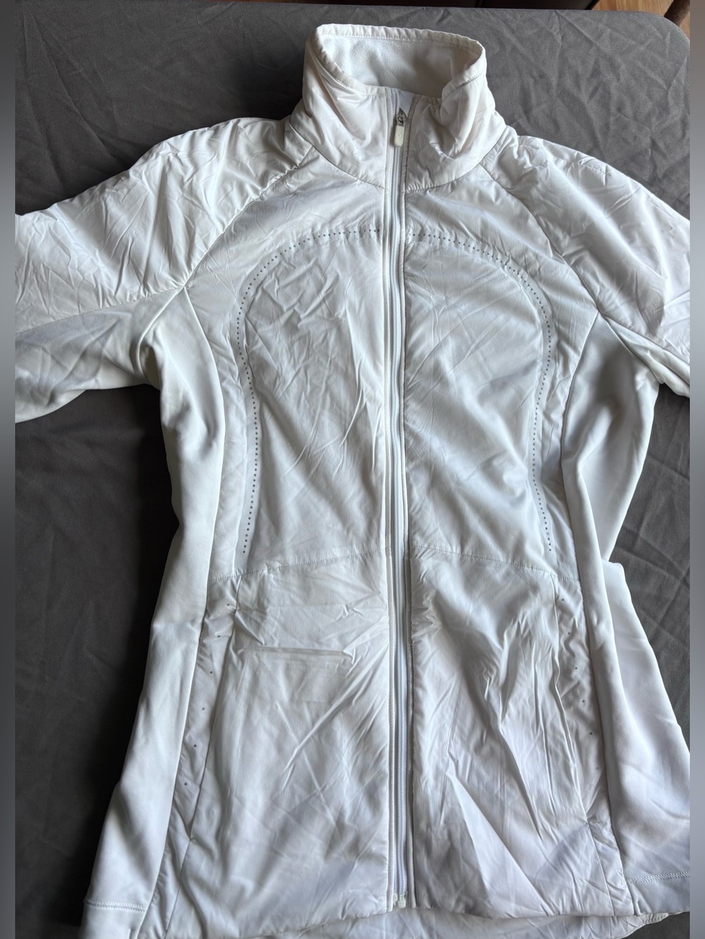 lululemon athletica White Full-Zip Quilted Puffer Jacket